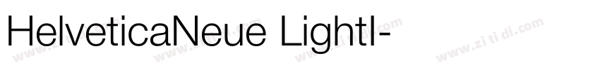 HelveticaNeue LightI字体转换
